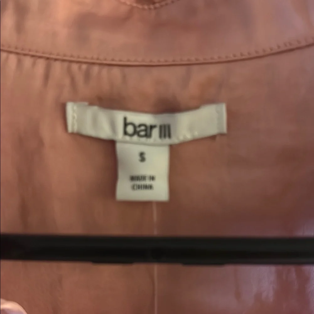 Bar III Women's Pink Satin Blouse 🎃 - Picture 2 of 6
